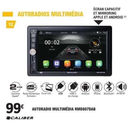 AUTORADIO MULTIMÉDIA RMD807DAB