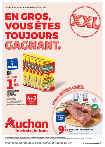 Catalogue Auchan - 22/07/2025 - 03/08/2025.