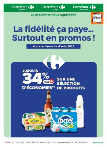 Catalogue Carrefour - 01/08/2025 - 31/08/2025.