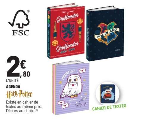 AGENDA Harry Potter