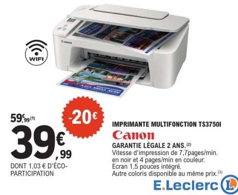 IMPRIMANTE MULTIFONCTION TS3750I