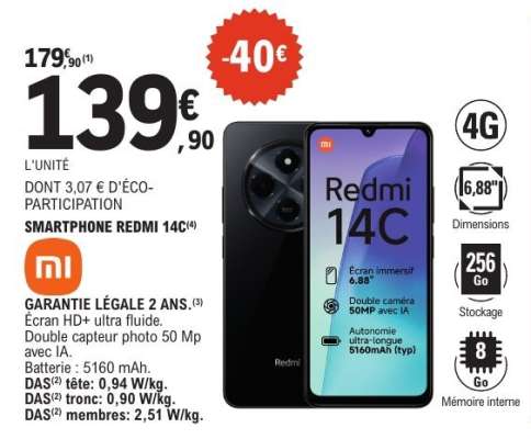 SMARTPHONE REDMI 14C