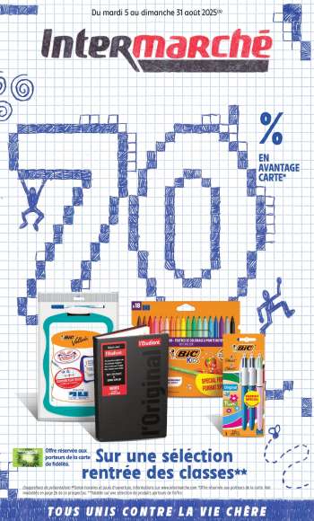 Catalogue Intermarché - 05/08/2025 - 31/08/2025.