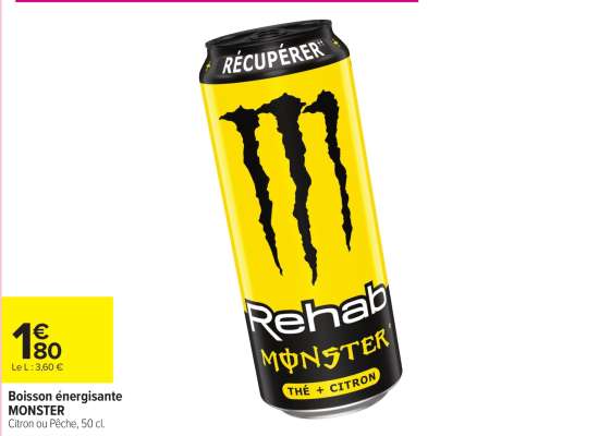 Boisson Energisante Monster