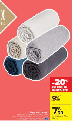 Linge de lit "Jersey"