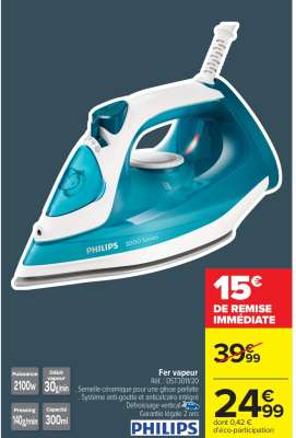 Fer vapeur PHILIPS 3000 Series