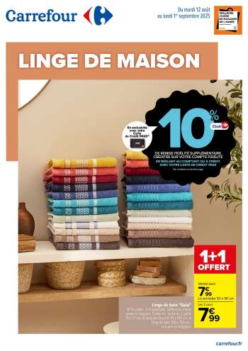 Catalogue Carrefour Hypermarchés - 12/08/2025 - 01/09/2025.