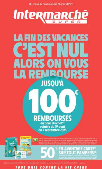 Catalogue Intermarché Super - 19/08/2025 - 31/08/2025.