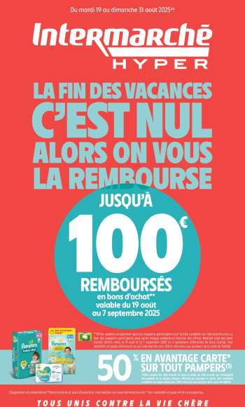 Catalogue Intermarché Hyper - 19/08/2025 - 31/08/2025.