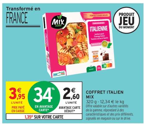 COFFRET ITALIEN MIX