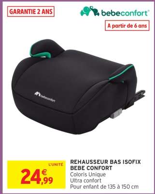REHAUSSEUR BAS ISOFIX BEBE CONFORT