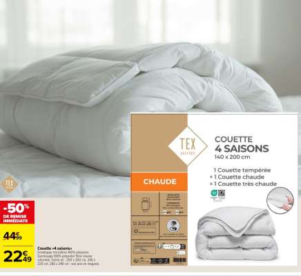 Couette "4 saisons"