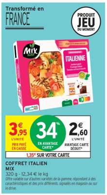 COFFRET ITALIEN MIX