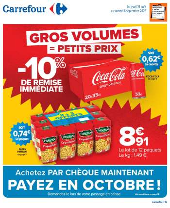 Catalogue Carrefour Hypermarchés - 21/08/2025 - 06/09/2025.