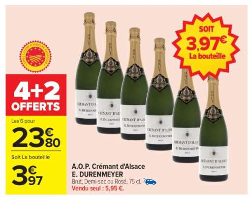 A.O.P. Crémant D’Alsace E.DURENMEYER