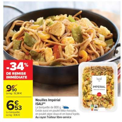Nouilles Imperial Isali